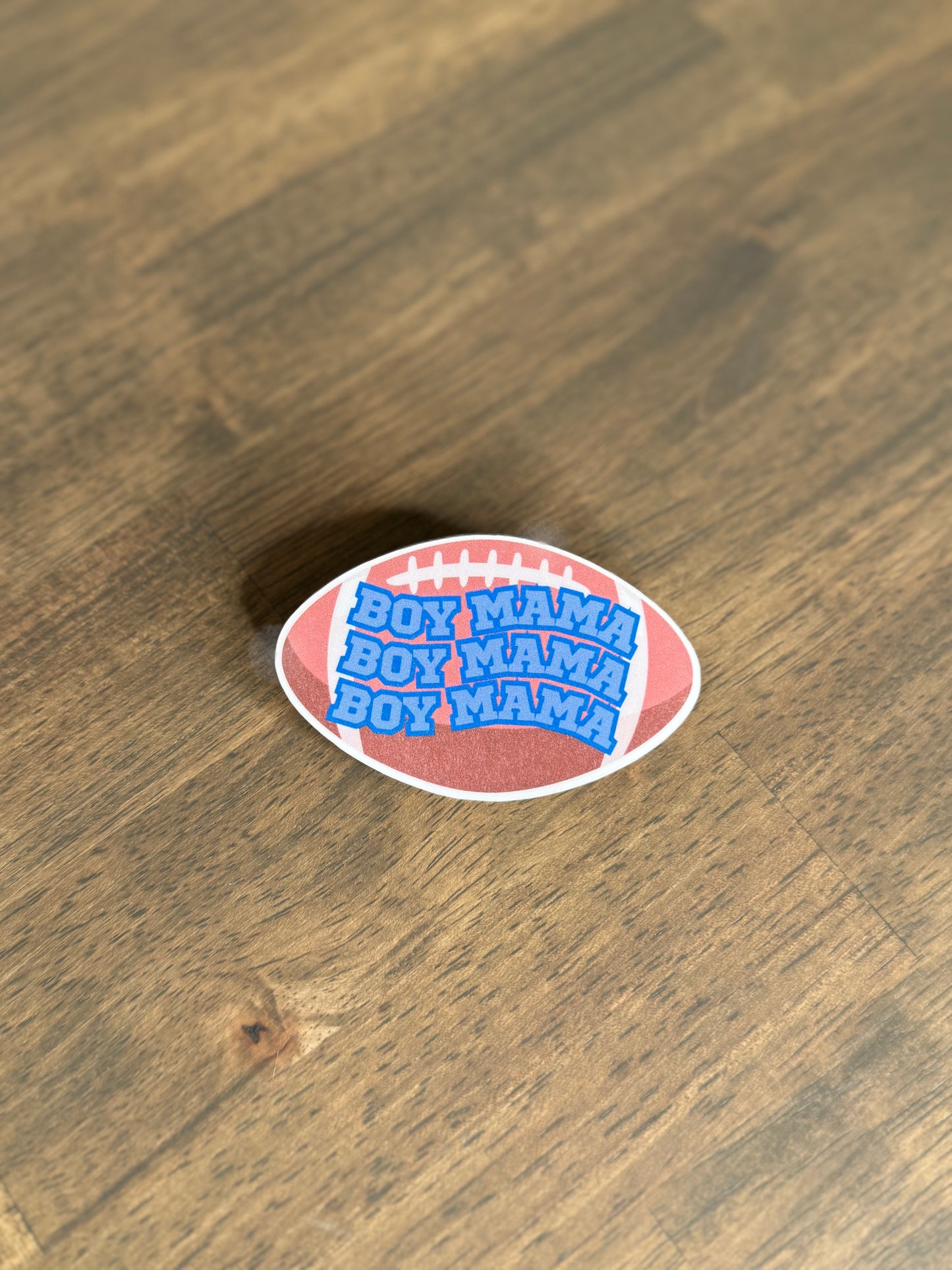Boy Mama Football Sticker