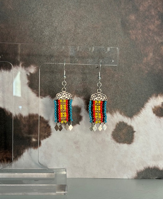 Western Beaded Earrings