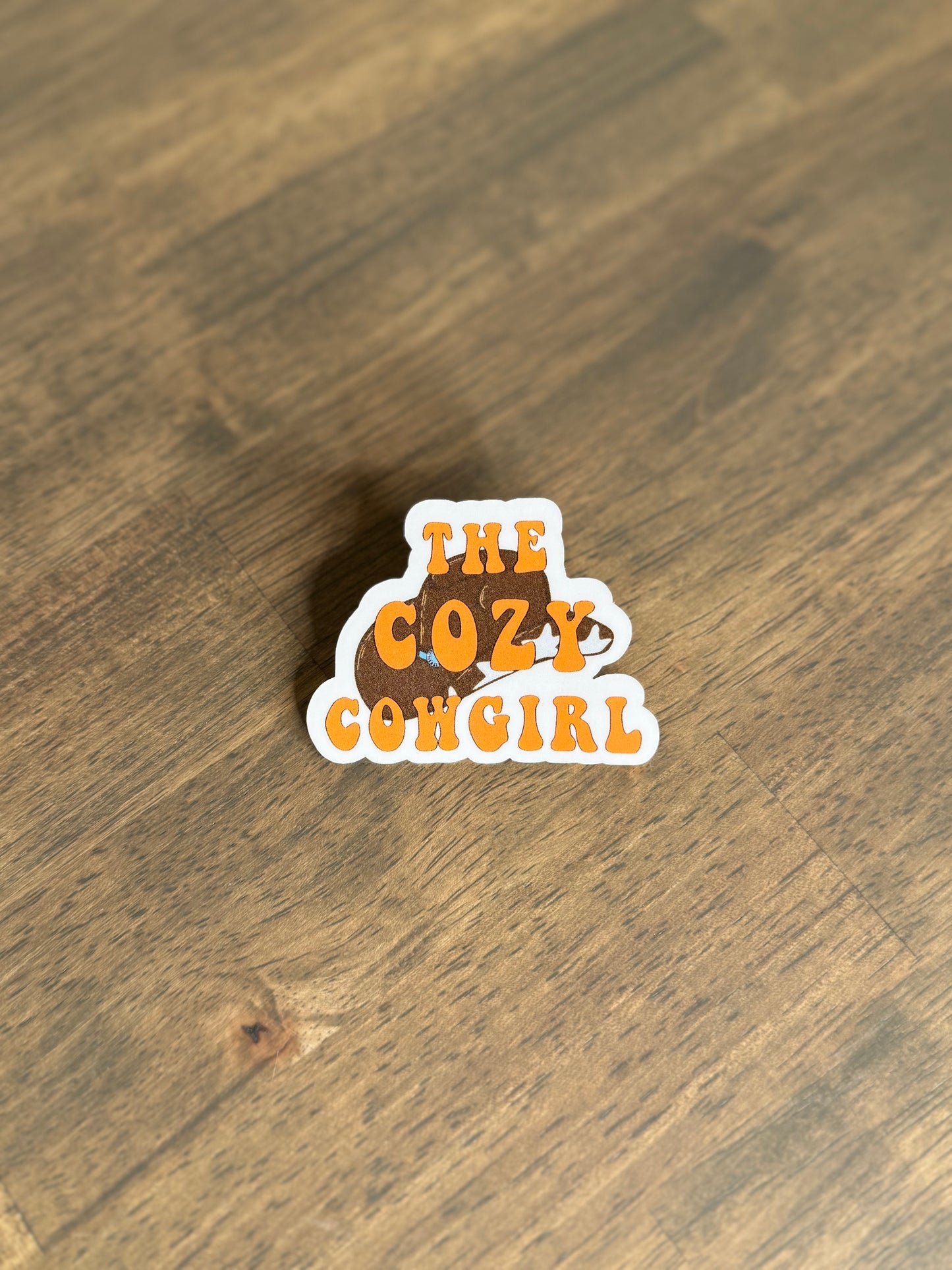 Retro Cozy Logo Sticker
