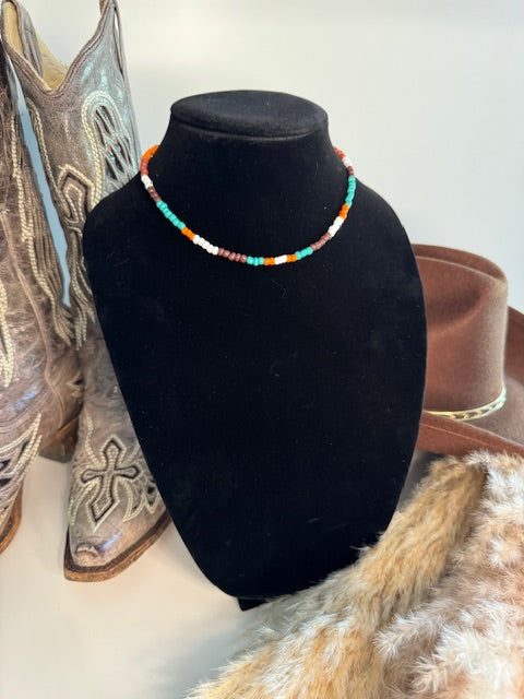 Back In The Saddle Choker Necklace