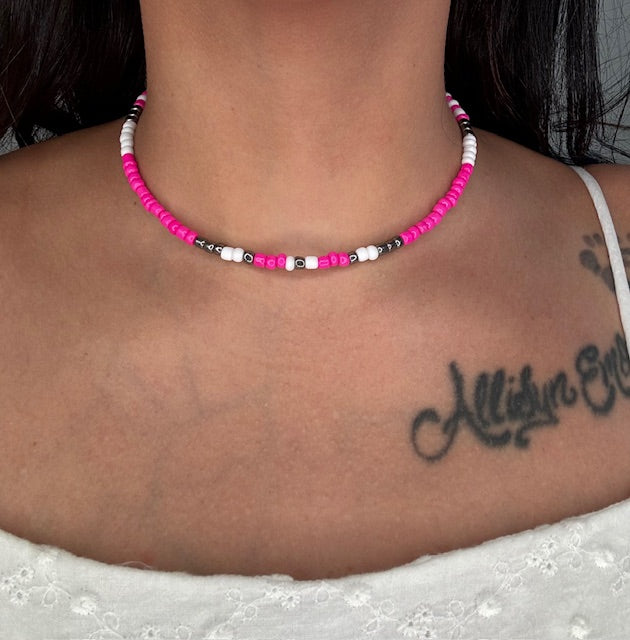 Let's Go Girls Choker Necklace