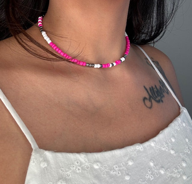 Let's Go Girls Choker Necklace