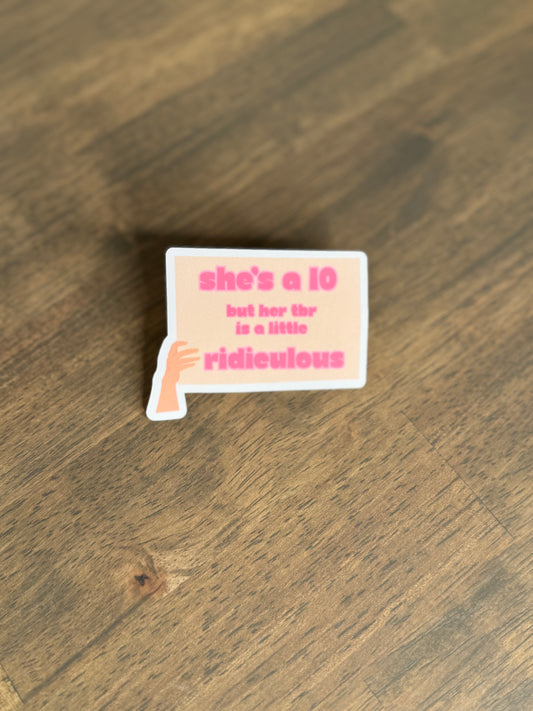 Her TBR Is Ridiculous Sticker