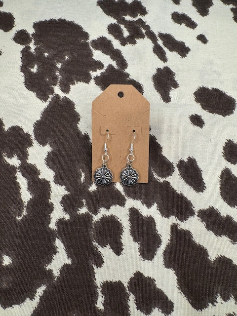 Silver Flower Earrings