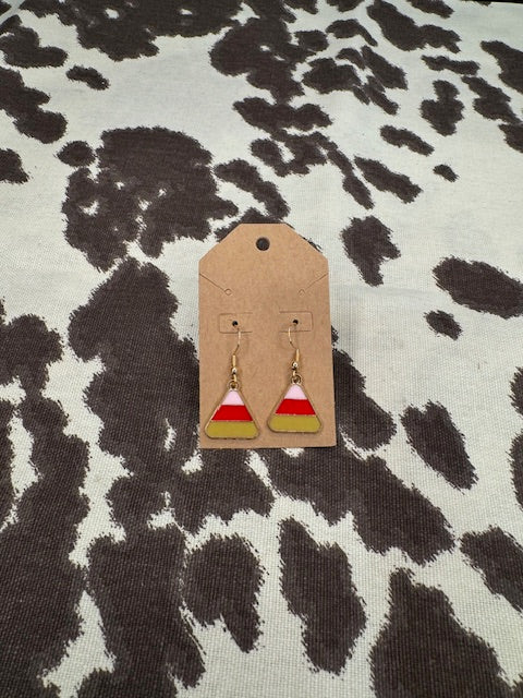 Candy Corn Earrings