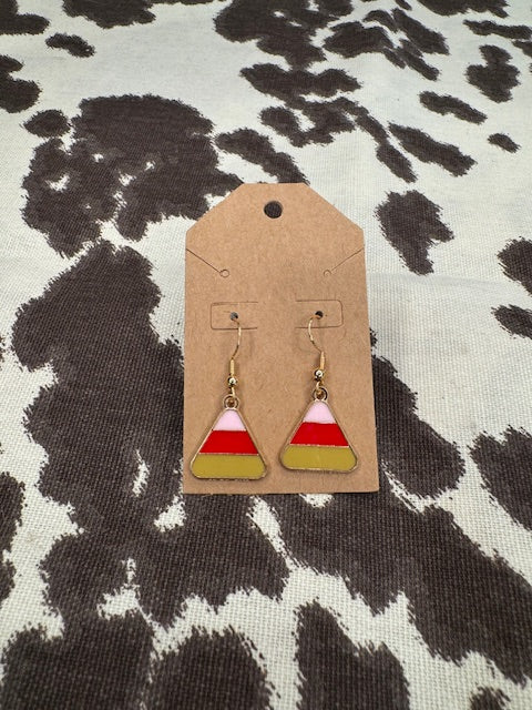 Candy Corn Earrings