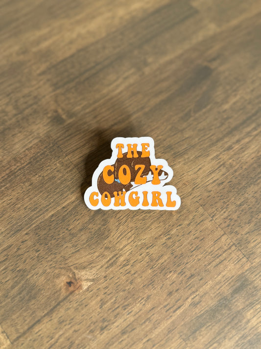 Retro Cozy Logo Sticker